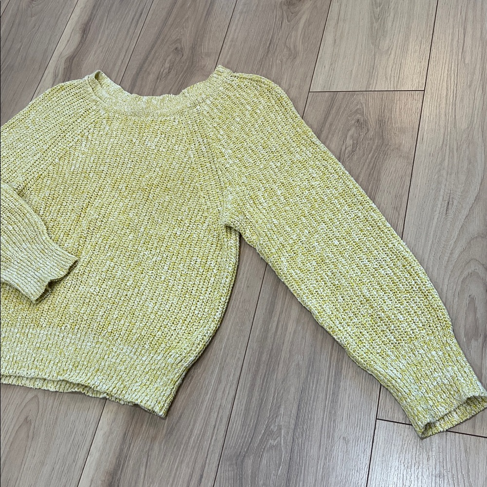 Free People Electric City Cotton Linen Blend Pullover Sweater - Picture 2 of 8